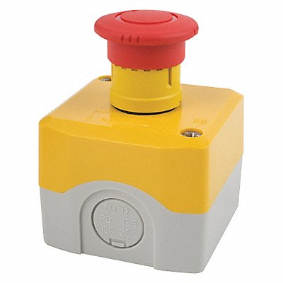 SCHNEIDER ELECTRIC XALK178FH7 Control Station Feed-Thru Push Button Red