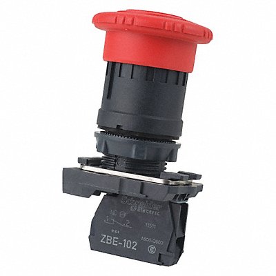SCHNEIDER ELECTRIC XB5AS8442 Emergency Stop Push Button Non Illuminated Red 1NC