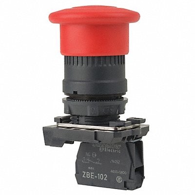 SCHNEIDER ELECTRIC XB5AT842 Emergency Stop Push Button Non Illuminated Red 1NO/1NC