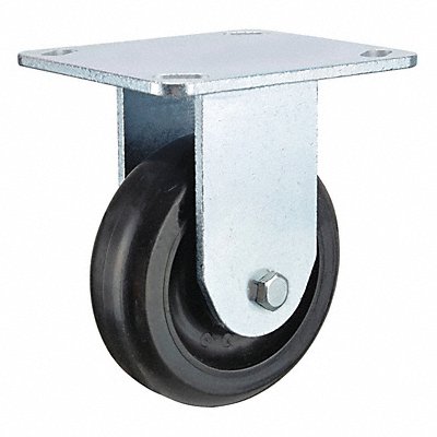 GRAINGER P12RPB050BP3 Standard Plate Castor Rigid 300 lb.