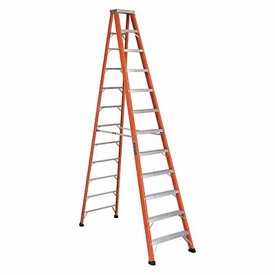 LOUISVILLE LADDER FS1312HD Stepladder 12 ft Fiberglass 375 lb IAA