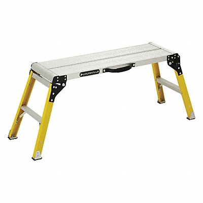 LOUISVILLE L304203 Fold-Up Work Platform Fiberglass 21 H