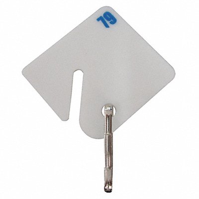 GRAINGER 33J876 Key Tag Numbered 31 to 60 PK30