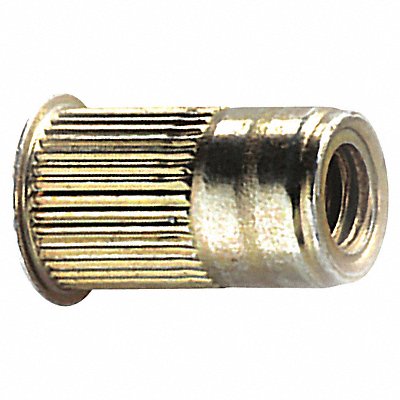 AVK AKS4T832130 Rivet Nut Knurled Steel Zinc Yellow PK25