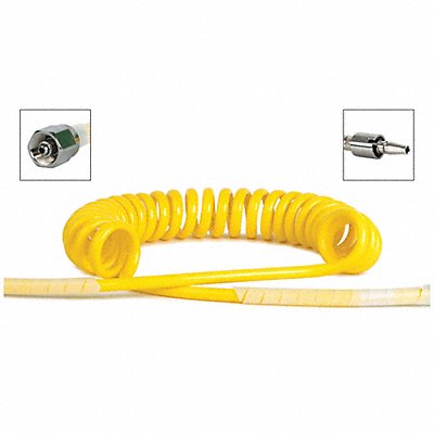 MAXTEC R129P73 Single Coil Hose Air Schrader Wall Conn