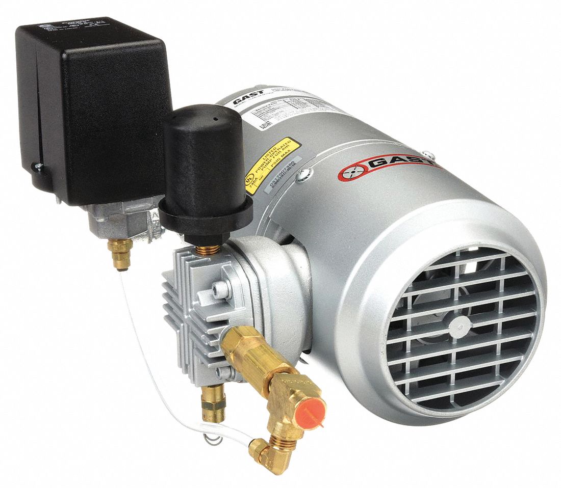 GAST 1LAA32M100X Piston Air Compressor Size 1/4 1725 RPM