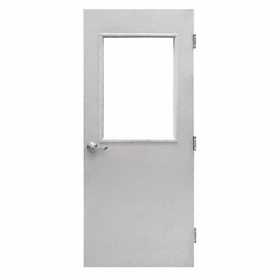PORTA-FAB DOORG In-Plant Office Door 84 inx36 in Steel