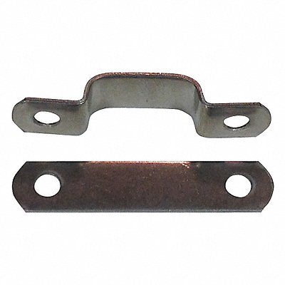 DIXIE LINE CLAMPS 603 Tube Clamp Two-Hole w/Backplate SS PK25