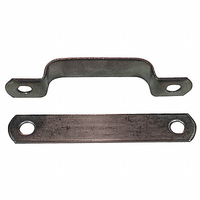 DIXIE LINE CLAMPS 804 Tube Clamp Two-Hole w/Backplate SS PK25