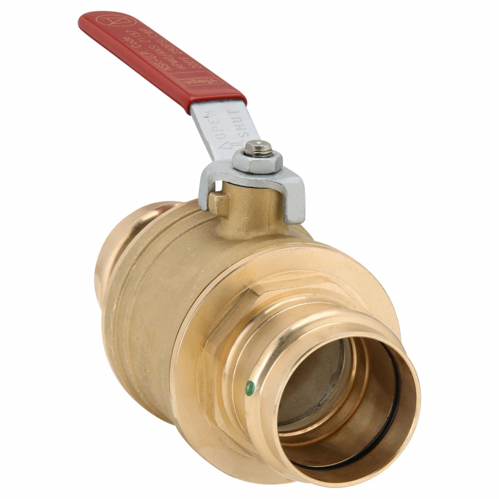 VIEGA PROPRESS 24025 Manual 2-Way Ball Valve Press Bronze