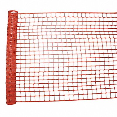 GRAINGER 33L954 Safety Fence 4 ft H 100 ft L Orange