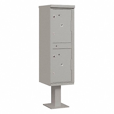 SALSBURY INDUSTRIES 3302GRYU Outdoor Parcel Locker USPS Access Grey