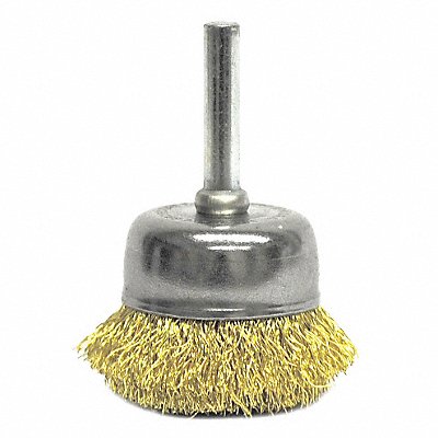 WEILER 93811 Crimped Wire Cup Brush 1-3/4 in 1/4 in