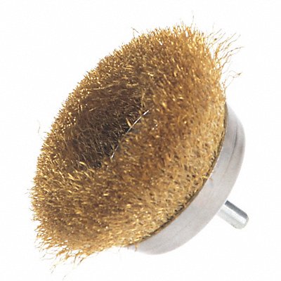 WEILER 93812 Crimped Wire Cup Brush 2-3/4 in 1/4 in