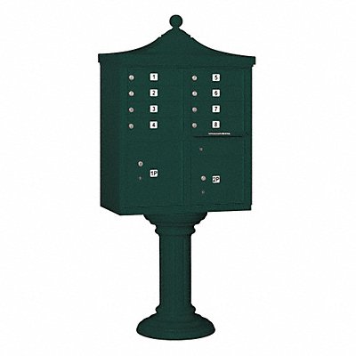 SALSBURY INDUSTRIES 3308RGRNU Regency CBU USPS Access 8 Doors Green