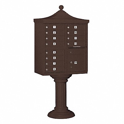 SALSBURY INDUSTRIES 3312RBRZU Regency CBU USPS Access 12 Doors Bronze