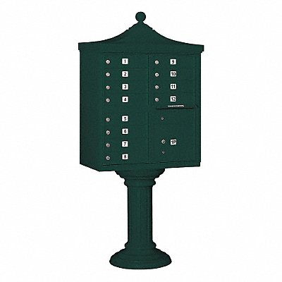 SALSBURY INDUSTRIES 3312RGRNU Regency CBU USPS Access 12 Doors Green