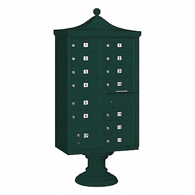 SALSBURY INDUSTRIES 3313RGRNU Regency CBU USPS Access 13 Doors Green