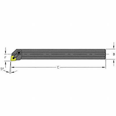 ULTRA-DEX USA A20UMCLNR4 Indexable Boring Bar 1.4700 HSS