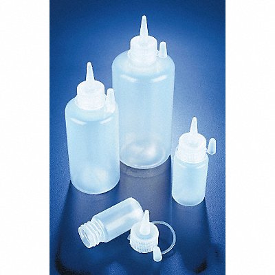 GRAINGER 5241850060 Dispensing Bottle 128mm H 39mm Dia PK10