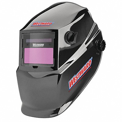 WESTWARD 33N556 Auto Dark Welding Helmet 4 9-13 Black