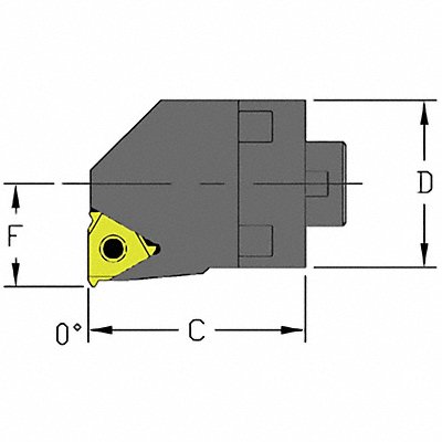 ULTRA-DEX USA MH16LSEL3CFT Thread Cutting Head Left Hand MH16