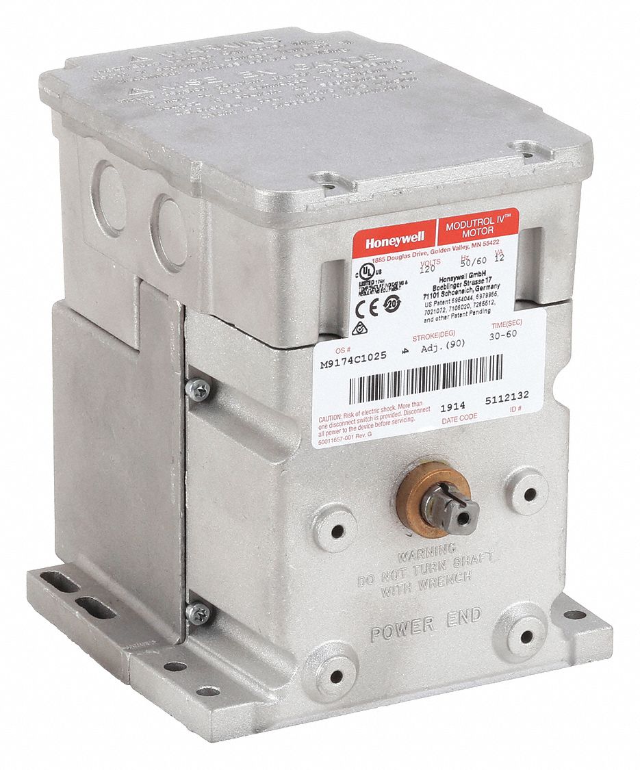 HONEYWELL M9174C1025U Return Foot Mounted Actuator 75 lb