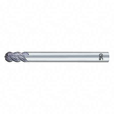 OSG 70301116 Ball End Mill Single End 1/4 Carbide
