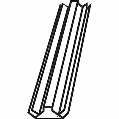 RUBBERMAID COMMERCIAL PRODUCTS FG3975L6DWOOD Deco Leg