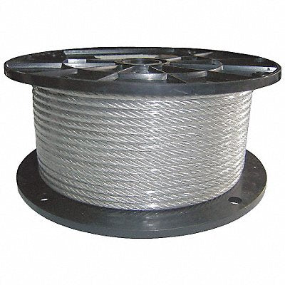 DAYTON 33RF98 Wire Rope 50 ft L 3/64 in Dia 54 lb Cap