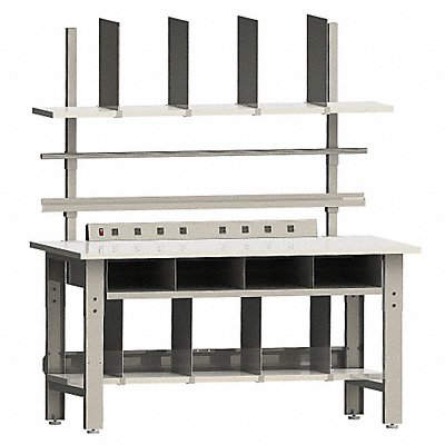 BENCHPRO RPACK3060 Packing Table Laminate Tabletop 1 200 lb