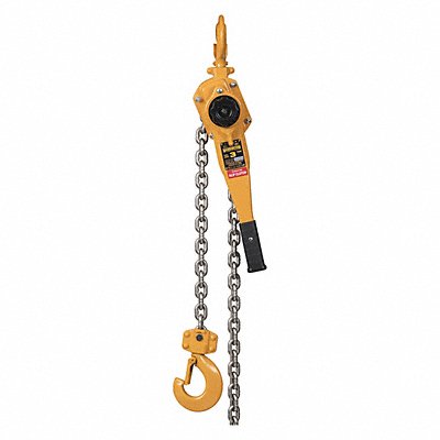 HARRINGTON LB03010SCSYH Lvr Chain Hoist 6000lb 10ft Slip Clutch