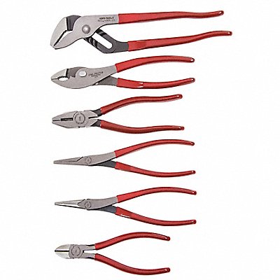 PROTO J202GS Pliers Set 6 pcs. Plastisol Grips