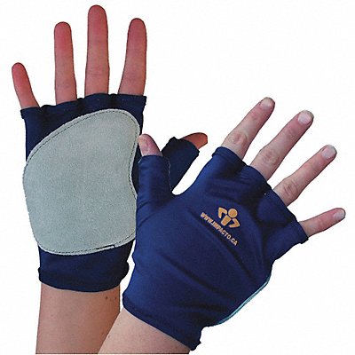 IMPACTO 50110110040 Impact Gloves L Bl/Gr Fingerless PR