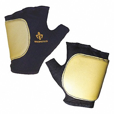 IMPACTO 50320110042 Impact Gloves L Bl/Yllw Polycotton Right