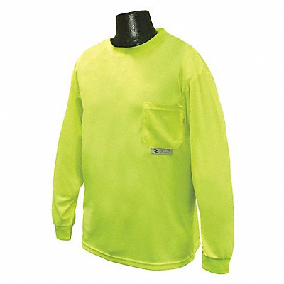 RADIANS ST21NPGS3X Long Sleeve T-Shirt 3XL 28 in Green