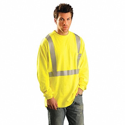 OCCUNOMIX LUXLST2FRY2X T-Shirt 2XL Yellow Modacrylic Blend