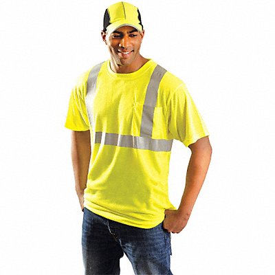 OCCUNOMIX LUXSSETP2YXL H9261 T-Shirt XL Fit 48 in Yellow Polyester