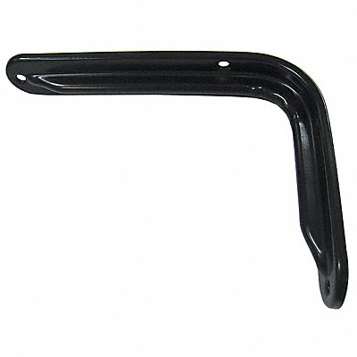 GRAINGER 33TZ31 Shelf Bracket Steel Black 7-3/4 in L