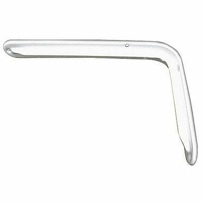 GRAINGER 33TZ32 Shelf Bracket Steel White 7-3/4 in L