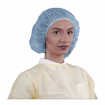 KEYSTONE 110NWI1021BLUE H9099 Bouffant Cap 21in Polypropylene PK1000