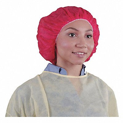 KEYSTONE 110NWI1024RED H9100 Bouffant Cap 24in Red PP PK1000