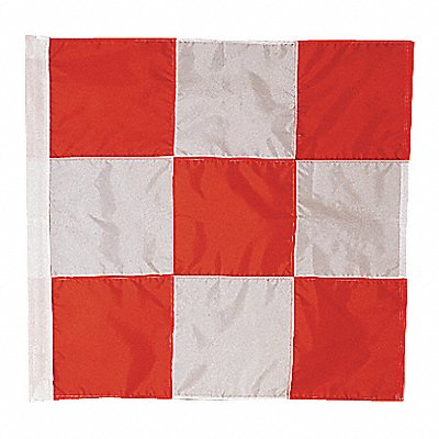 GRAINGER 3375 Airfield Vehicle Safety Flag 3ft.Hx3ft.W