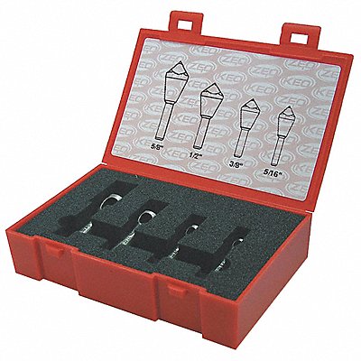 KEO 53539 Countersink Sets 100 Deg 5 pcs. Cobalt