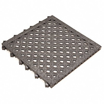 ERGO ADVANTAGE SAFE-FLEX AG2 Interlock Drainage Mat Blck 18 x18 PK10