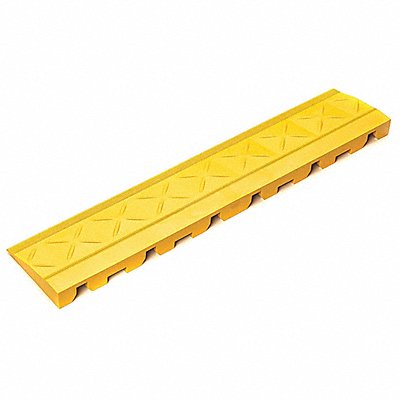 ERGO ADVANTAGE SAFE-FLEX A3Y Mat Ramp Yellow 4 in x 18 in PK10