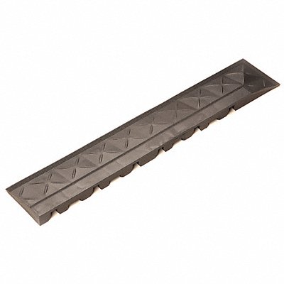 ERGO ADVANTAGE SAFE-FLEX A5B Mat Edging Black 4 in x 18 in PK2