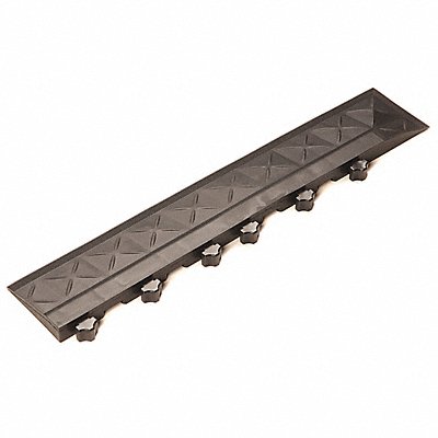 ERGO ADVANTAGE SAFE-FLEX A6B Mat Edging Black 4 in x 18 in PK2