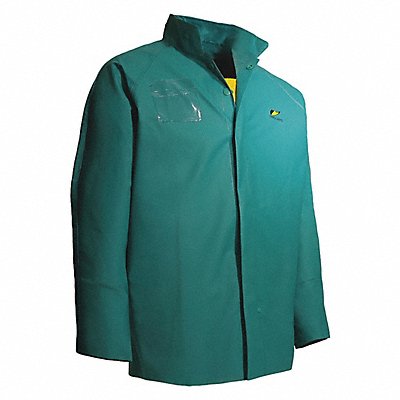 ONGUARD 7103200 Chemtex Rain Jacket Hood Snaps Green XL