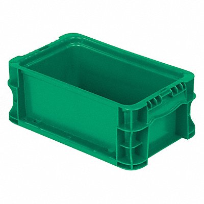 ORBIS NSO12075 Straight Wall Container Green Solid HDPE